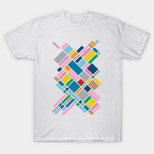 Map White Outline 45 T-Shirt